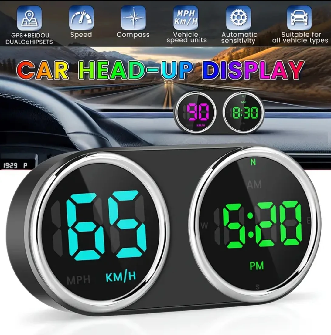 Electronics Gadgets For Car - Auto Motorrad Elektronische Uhren GPS HUD