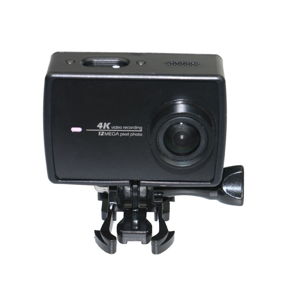 Action Camera 4K - ABS-Kameraschutzrahmengehäuse, schwarz, für 2 4K-Actionkameras, stoßfestes,