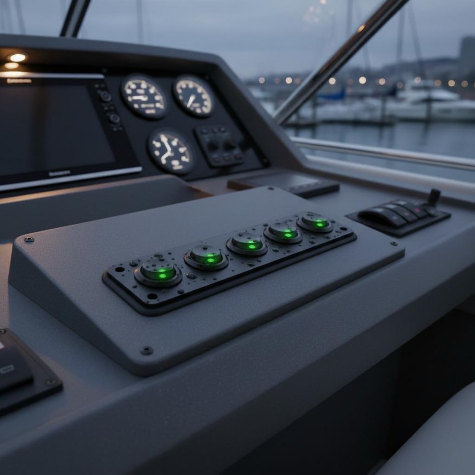 Electronics & Gadgets Starting With D - Wassersport-Boot-Schalterpanel, universell passend, 12V 24V, vorkonfektioniert