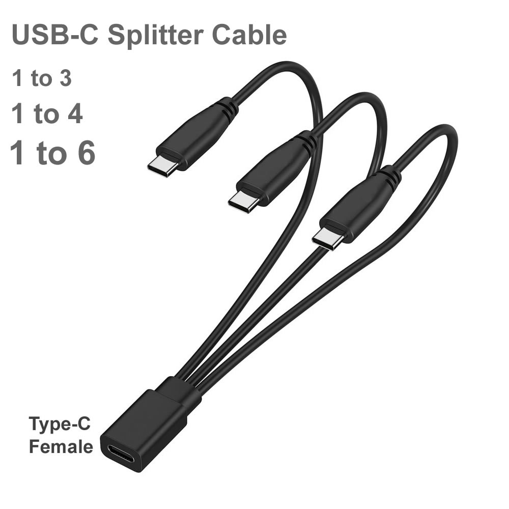 Smart Glasses Ar - USB-C-Splitterkabel Typ C, männlich, weiblich, Verlängerungskabel,