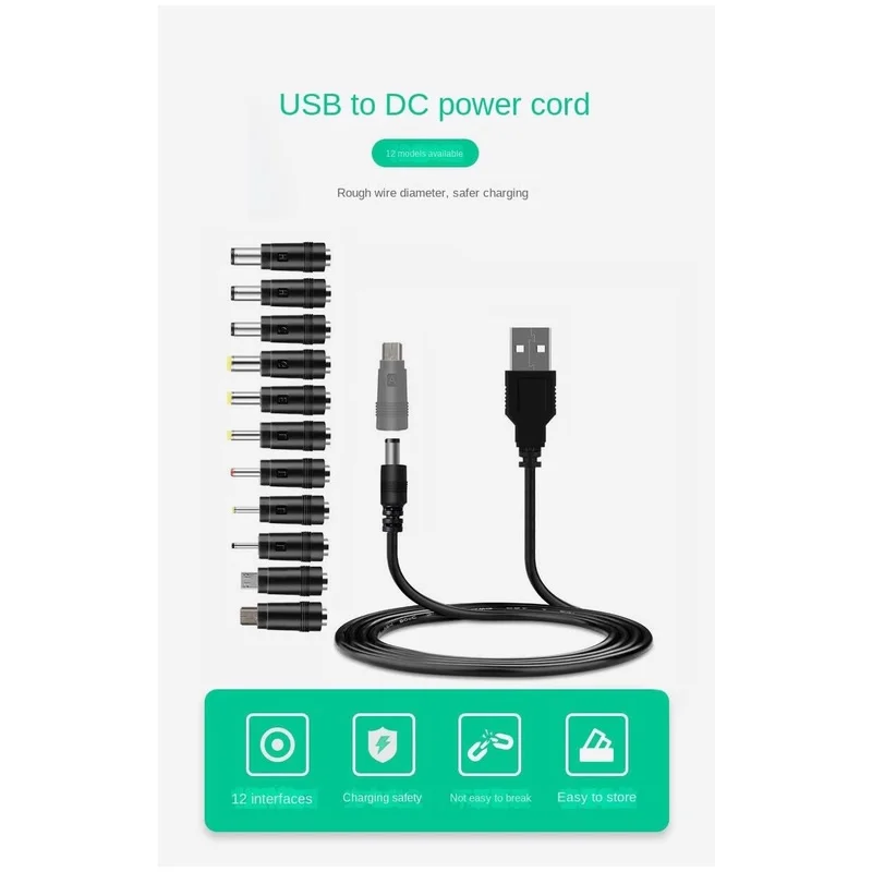 1 m/2 m USB-auf-DC-Stromkabel, – Smart Glasses Ar Bewertung und Preis