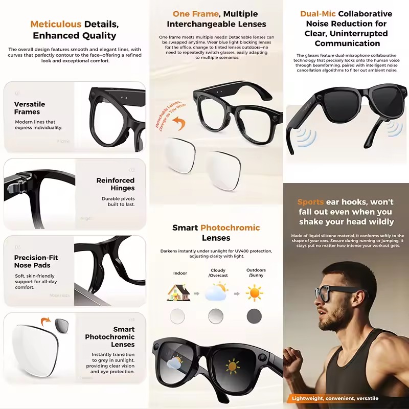 3600mAh Powerbank Smart-Brille – Smart Glasses Ar Bewertung und Preis